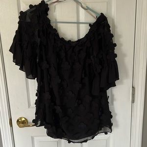 Alfani Top Ruffle Sleeves